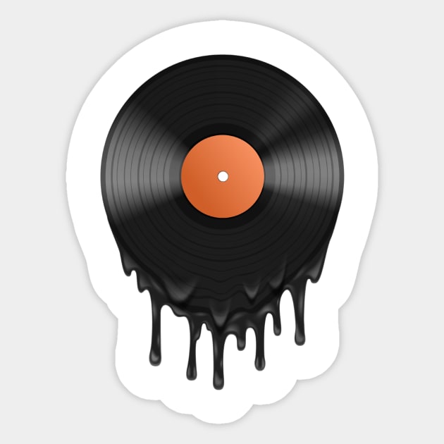 Turntable Sticker by Pestach